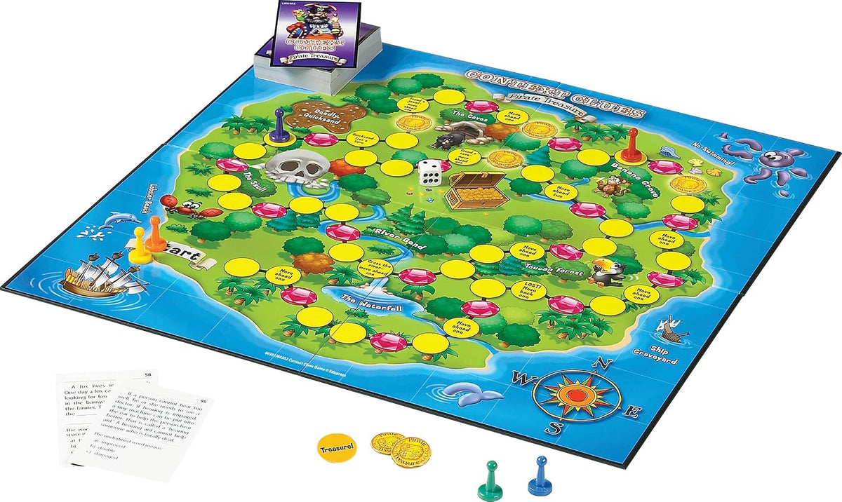 Edupress Learning Well Games Context Clues Game Blue Level-Pirate Treasure Game (LRN301)