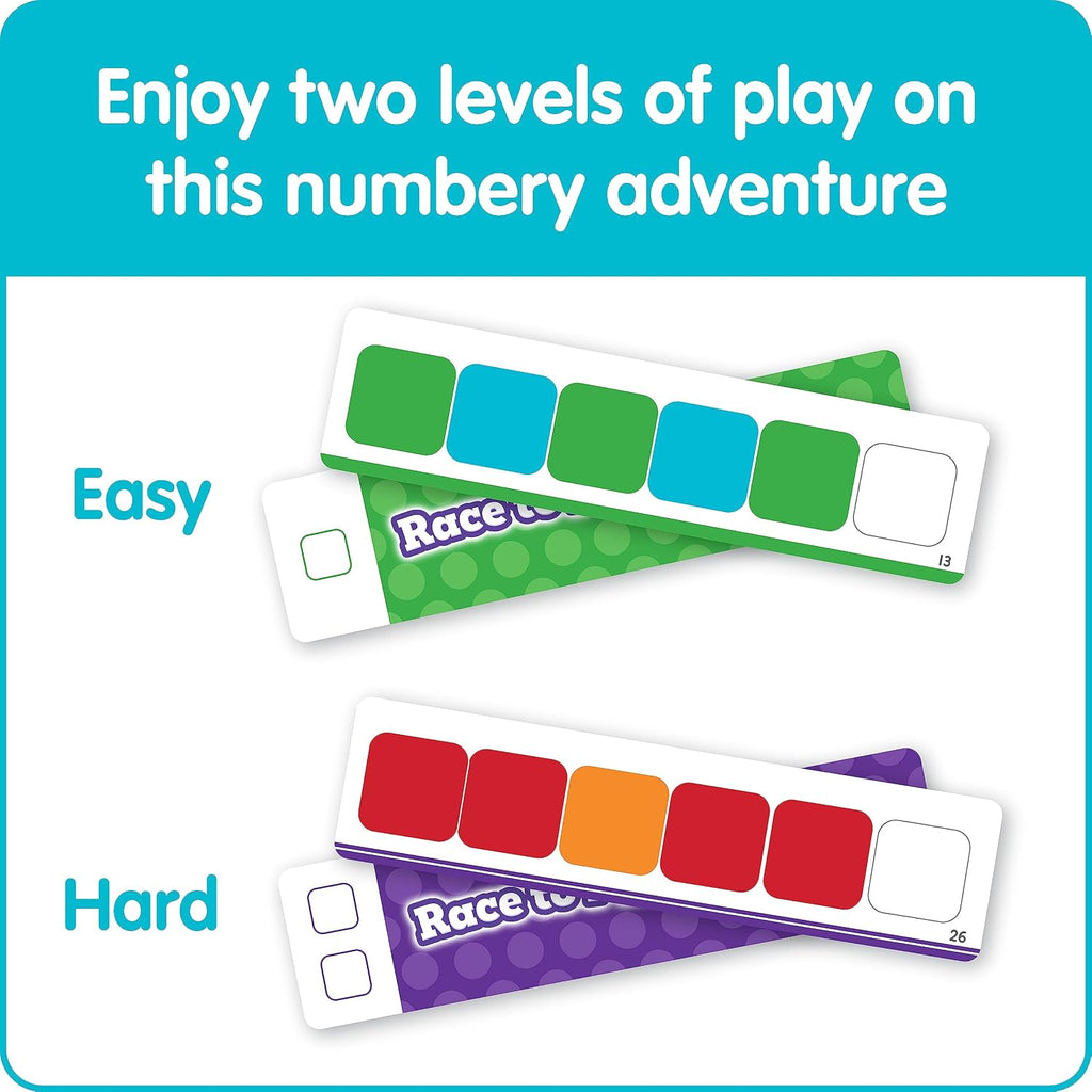 hand2mind Numberblocks Race to Pattern Palace! Board Game, Ages 3+