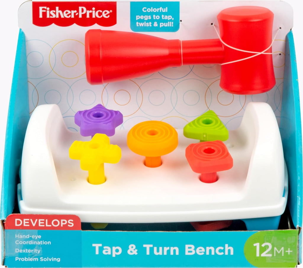 Fisher-Price Tap & Turn Bench Activity Toy