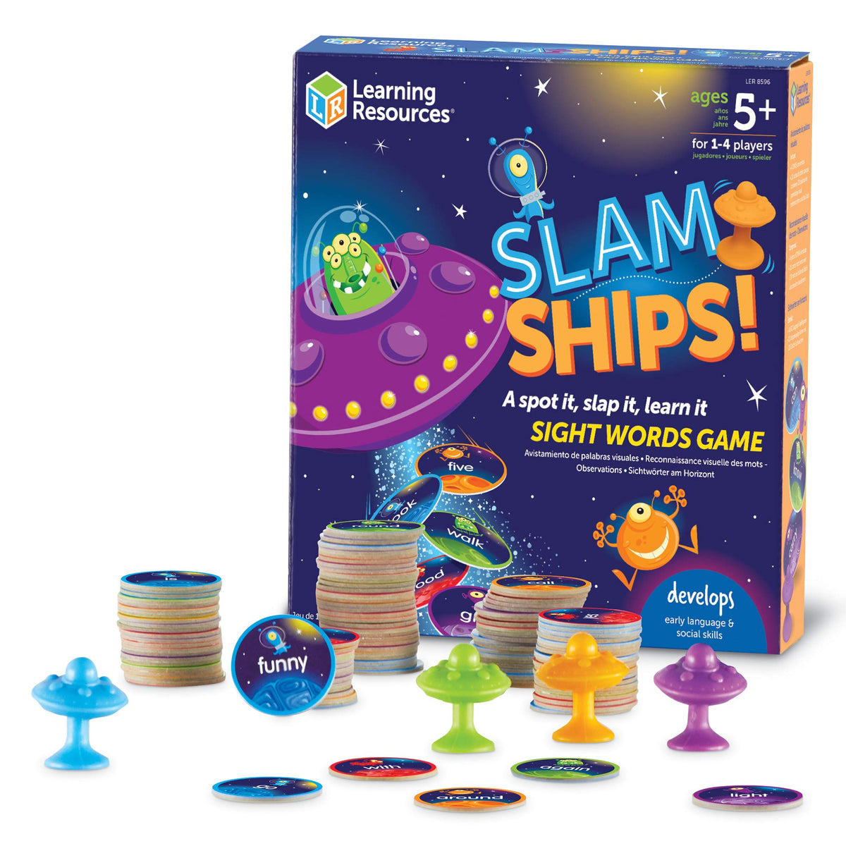 Learning Resources Sight Word Swat A Sight Words Game - Phonics Flash Cards, Board Games for Kids, Montessori Spelling, Homeschool, Classroom Must Haves, Teacher Supplies, Gifts for Boys and Girls