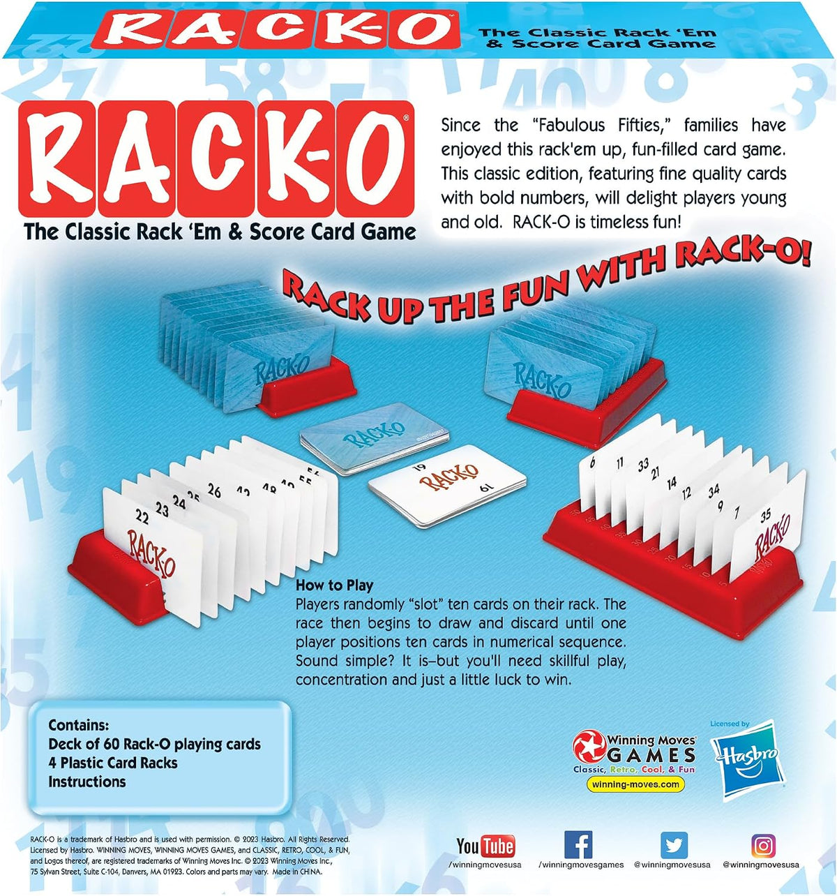 Winning Moves Rack-O Retro Edition, Enjoyed Since the 50's