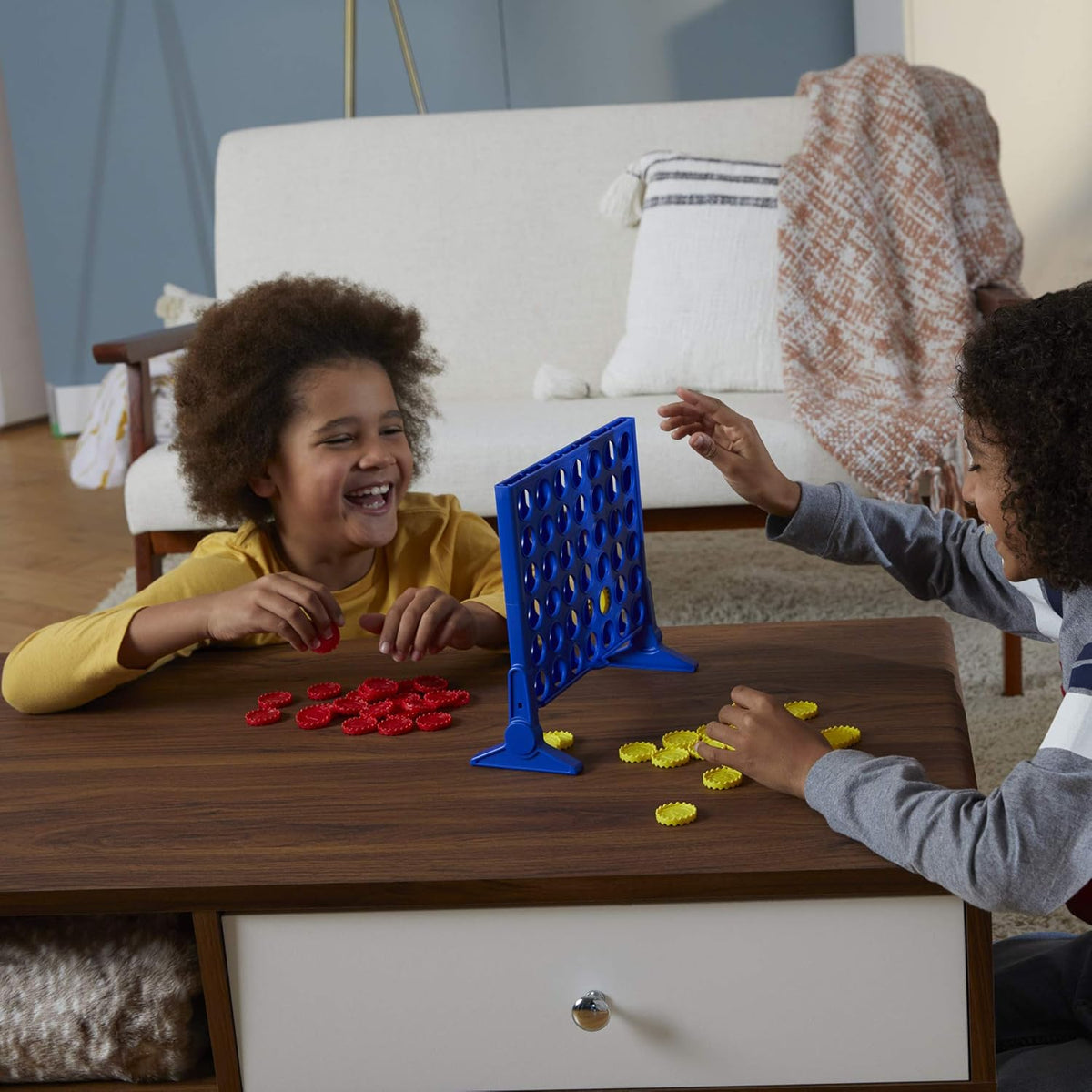 Hasbro Gaming Connect 4 Classic Grid, 4 in a Row Game, Strategy Board Games for Kids, 2 Players for Family and Kids, Easter Gifts for Boys and Girls, Ages 6+