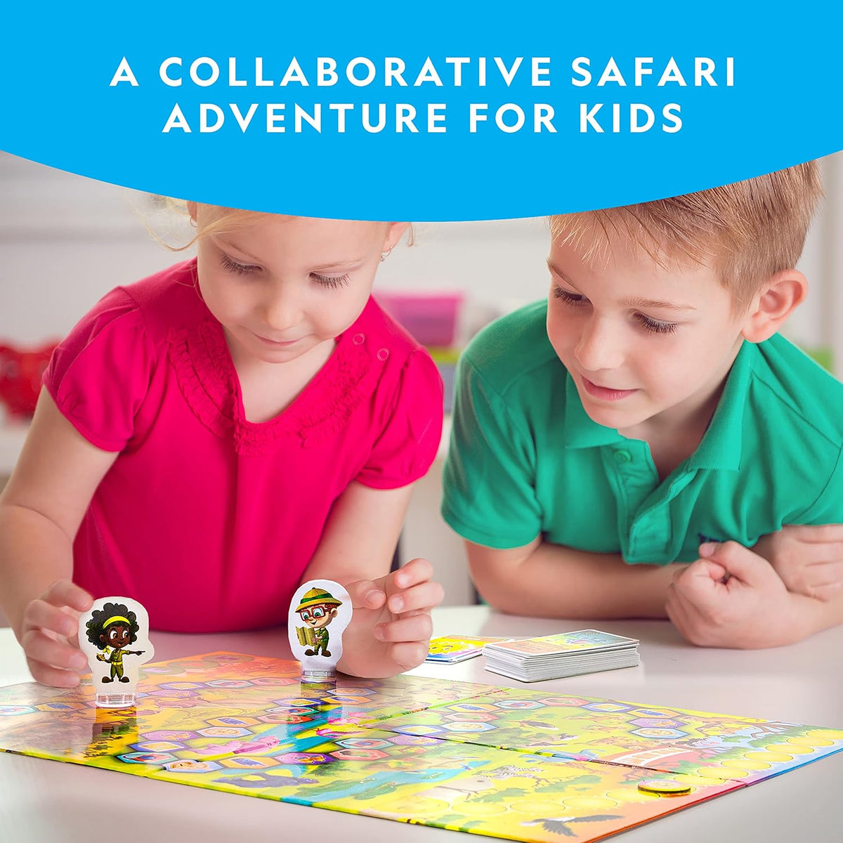 National Geographic My First Safari Cooperative Board Game for Kids