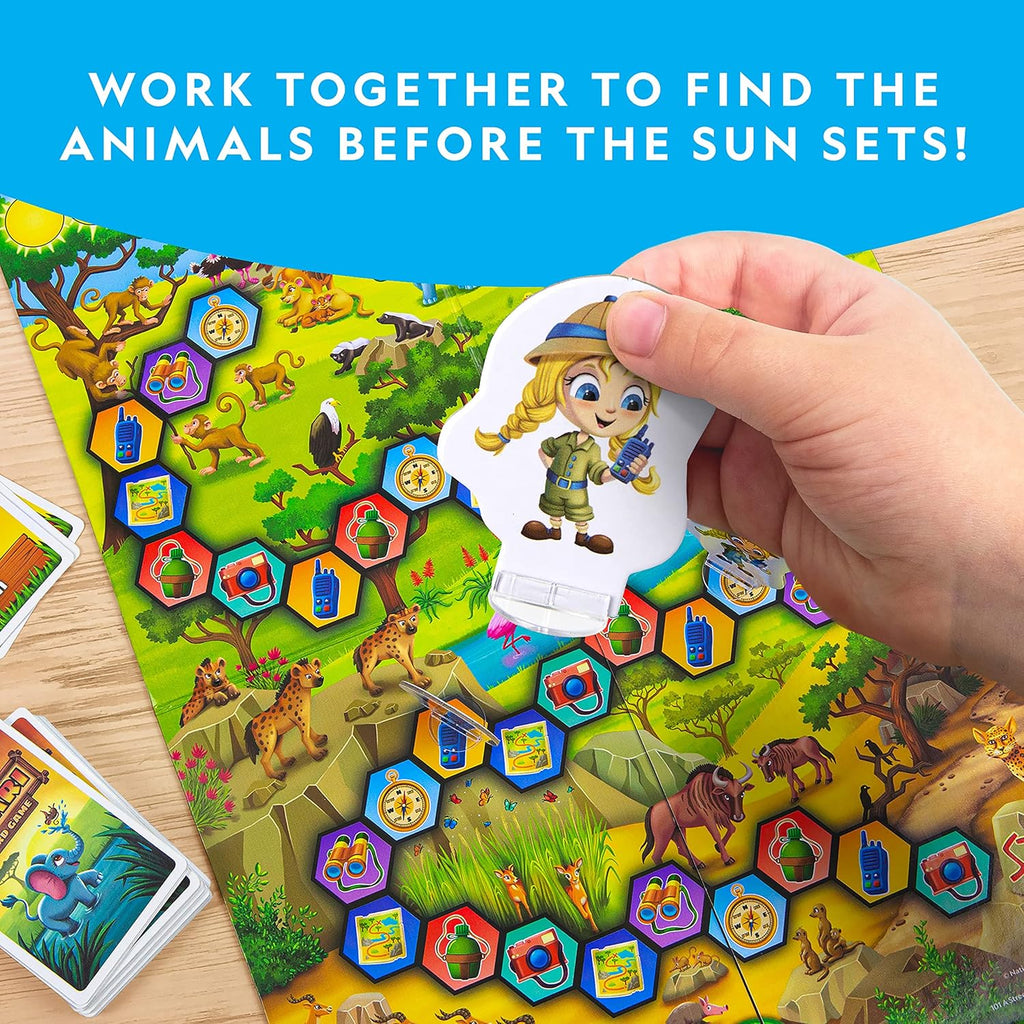 National Geographic My First Safari Cooperative Board Game for Kids