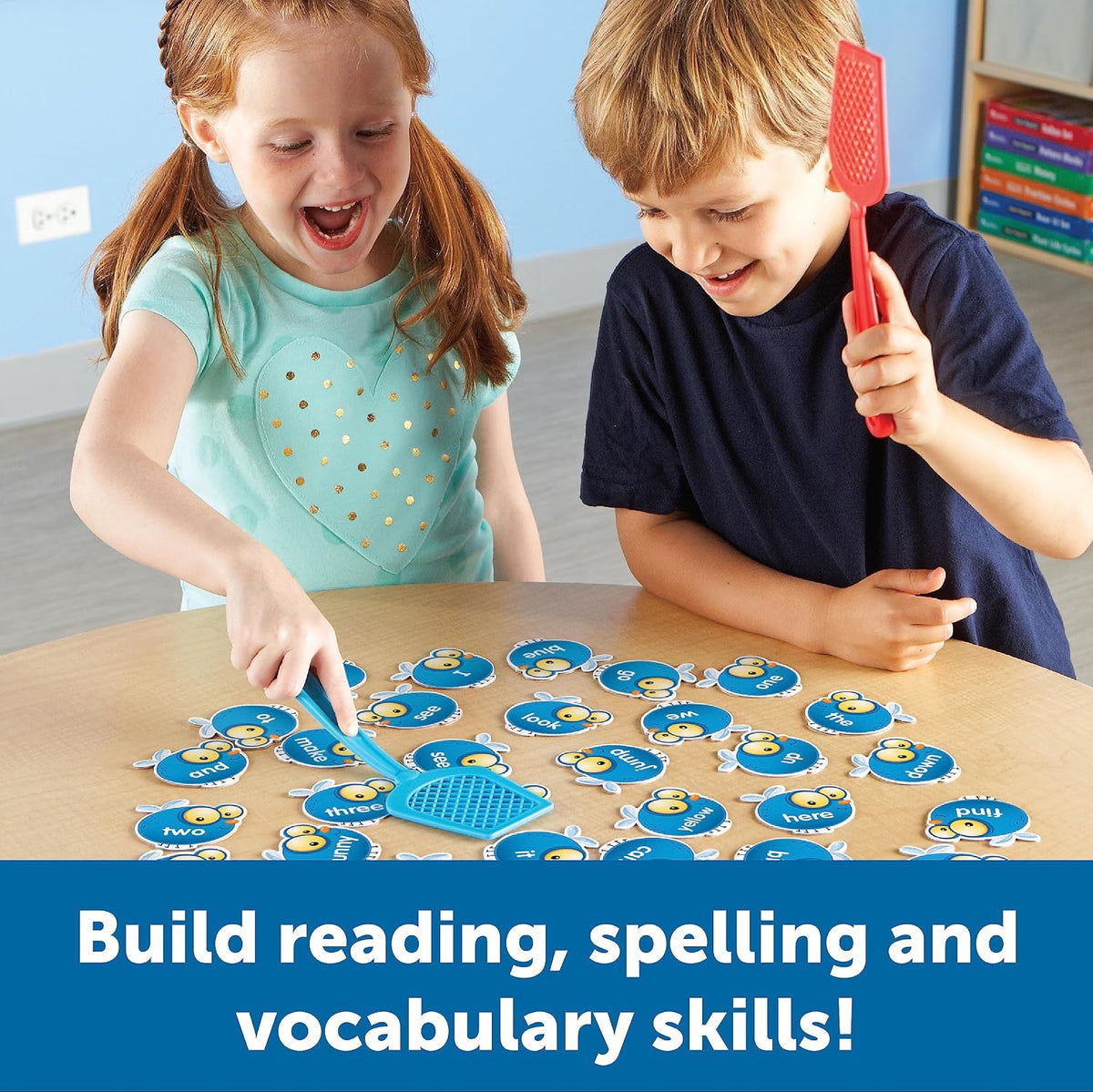 Learning Resources Sight Word Swat A Sight Words Game - Phonics Flash Cards, Board Games for Kids, Montessori Spelling, Homeschool, Classroom Must Haves, Teacher Supplies, Gifts for Boys and Girls