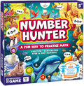 Number Hunter Math Board Game for Kids 5-7, 1st Grade & Kindergarten