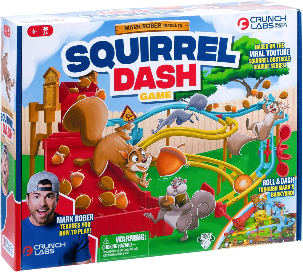 CrunchLabs Squirrel Dash, Kids Board Game for Family Game Night
