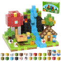 200PCS Magnetic Building Blocks Set, Magnetic Tiles Kids Build Cubes STEM Game Toys, Build Forest World Set, Christmas Birthday Gifts for Boys & Girls Age 3 4 5 6 7 8 9 10, 0.78 in Size