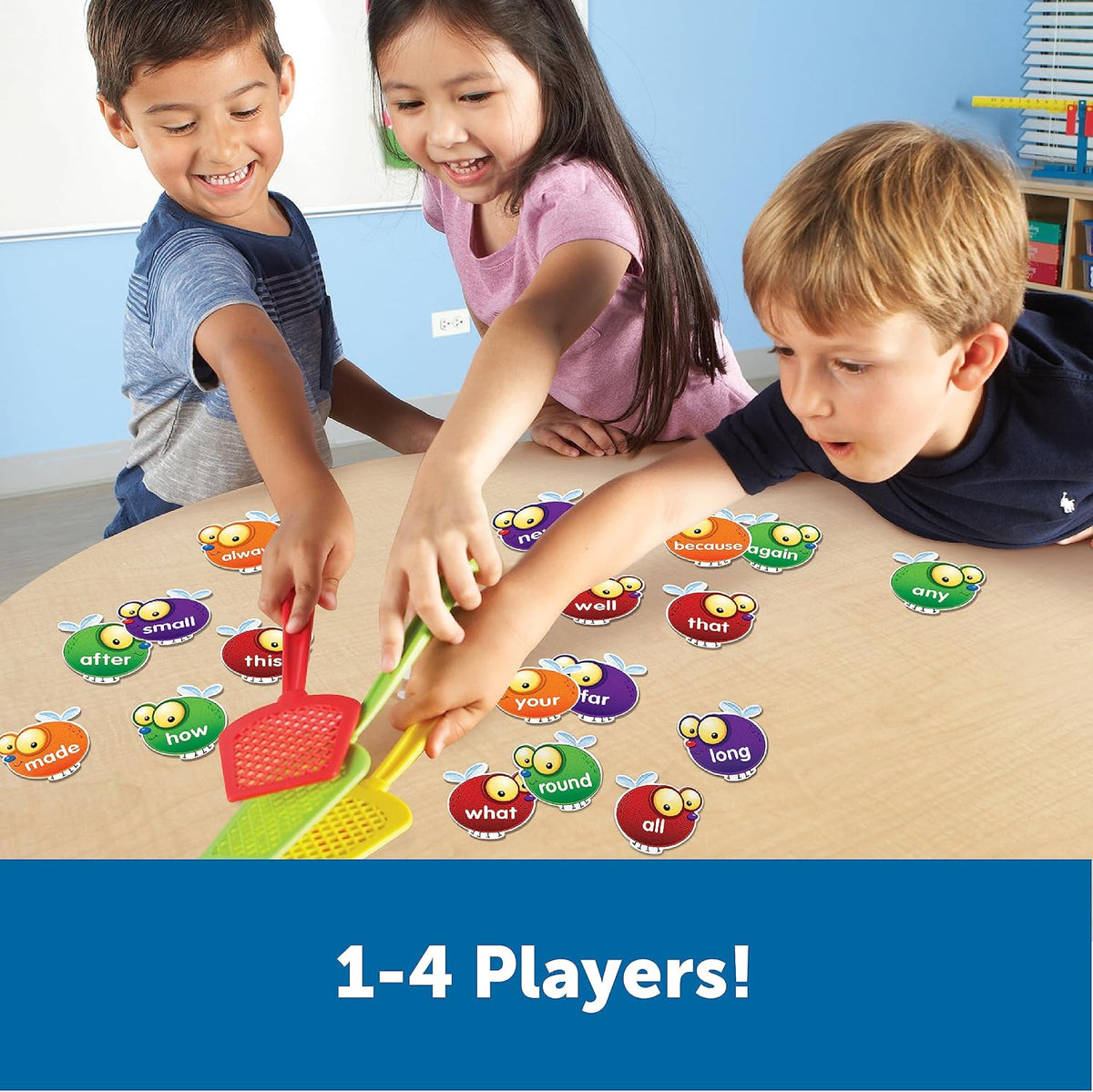 Learning Resources Sight Word Swat A Sight Words Game - Phonics Flash Cards, Board Games for Kids, Montessori Spelling, Homeschool, Classroom Must Haves, Teacher Supplies, Gifts for Boys and Girls