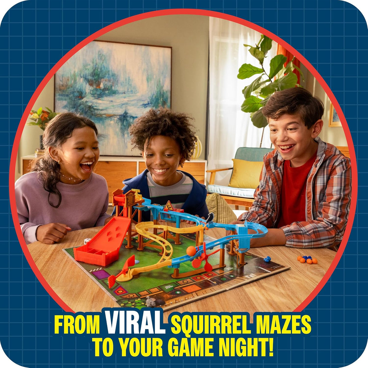 CrunchLabs Squirrel Dash, Kids Board Game for Family Game Night