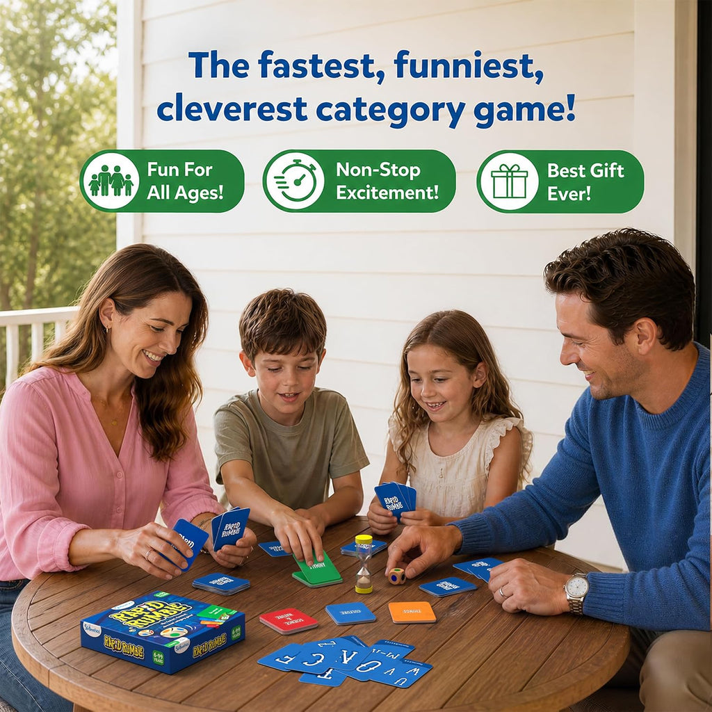 Skillmatics Rapid Rumble – Fun Board & Card Game, Gift for Boys & Girls